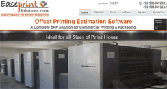 Desktop Screenshot of easeprintsolutions.com